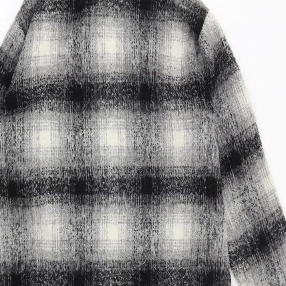 Red Herring Womens Grey Check Jacket Size 10