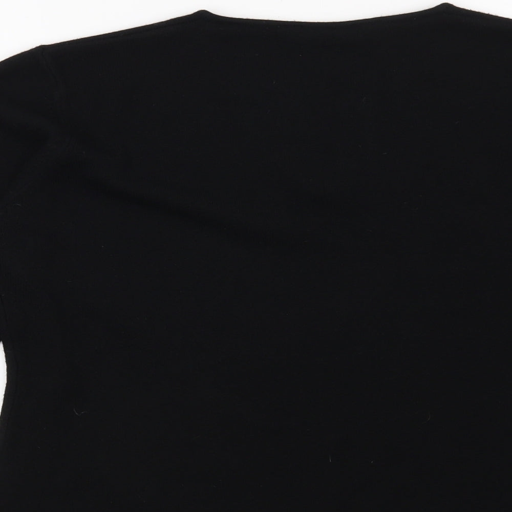 Dorothy Perkins Womens Black Pullover Jumper Size 16