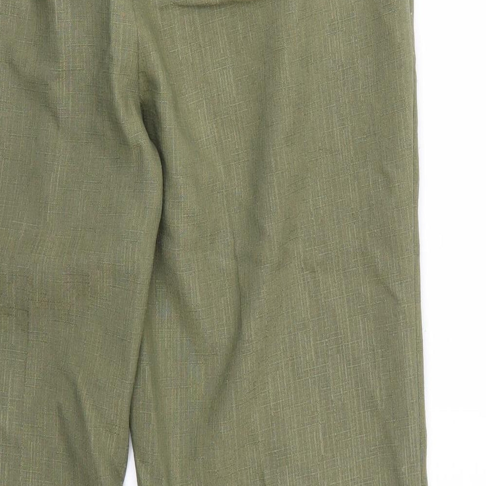 Marks and Spencer Womens Green Trousers Size 16 L26 in