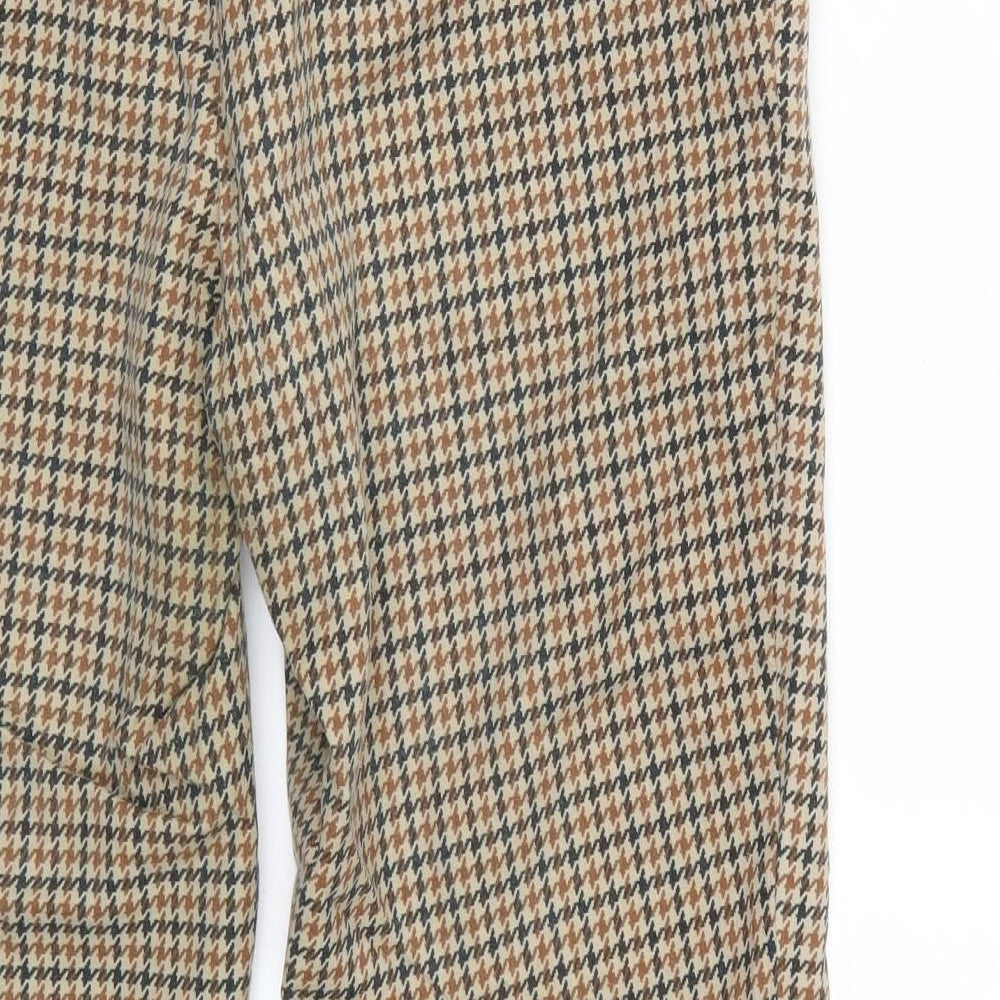 Cortefiel Womens Brown Trousers Size M L26 in