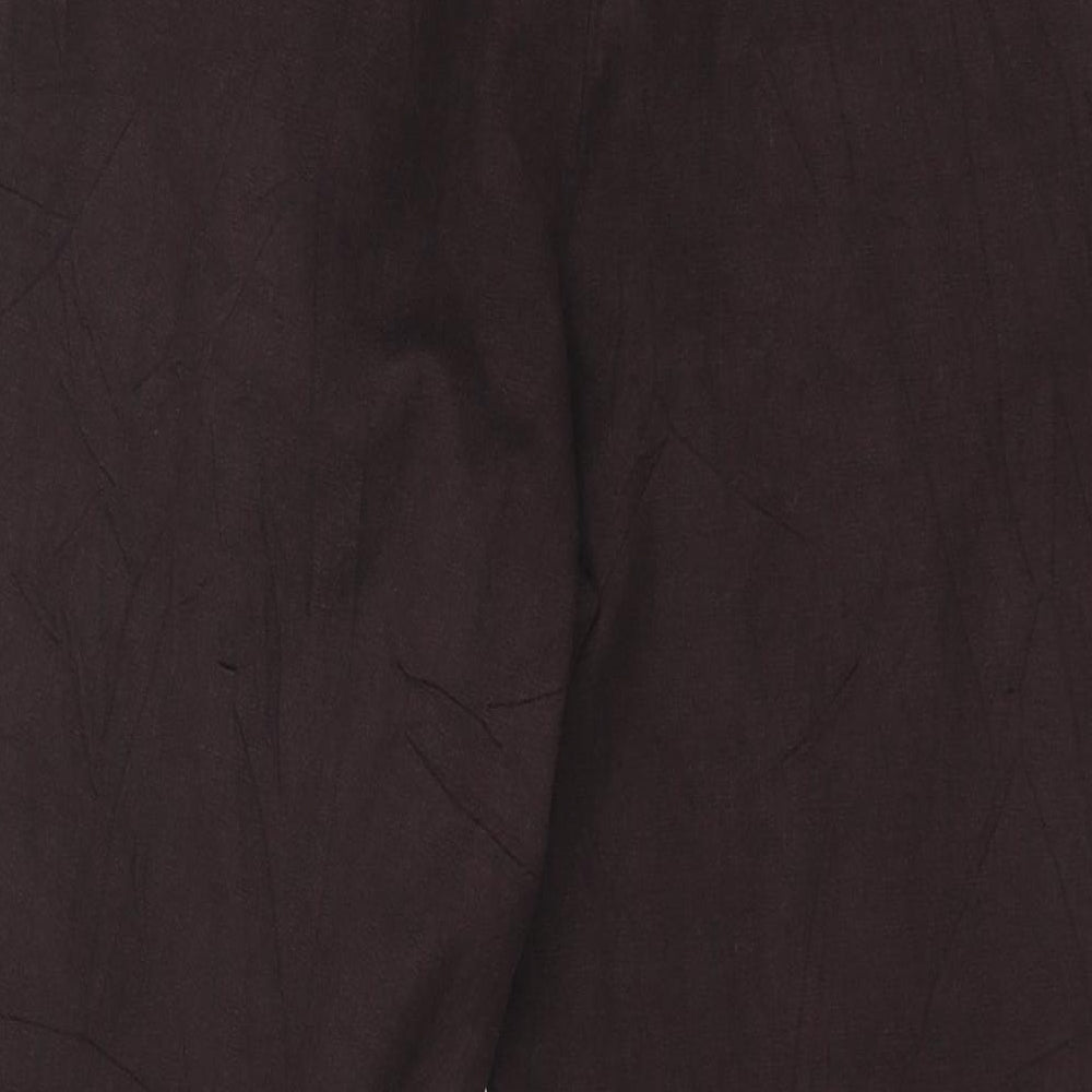 Marks and Spencer Womens Brown Trousers Size 10 L24 in