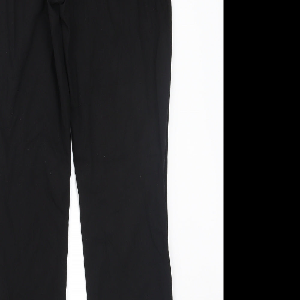 George Womens Black Trousers Size 10 L28 in