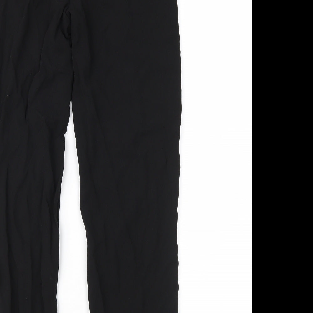 H&M Womens Black Trousers Size 8 L26 in