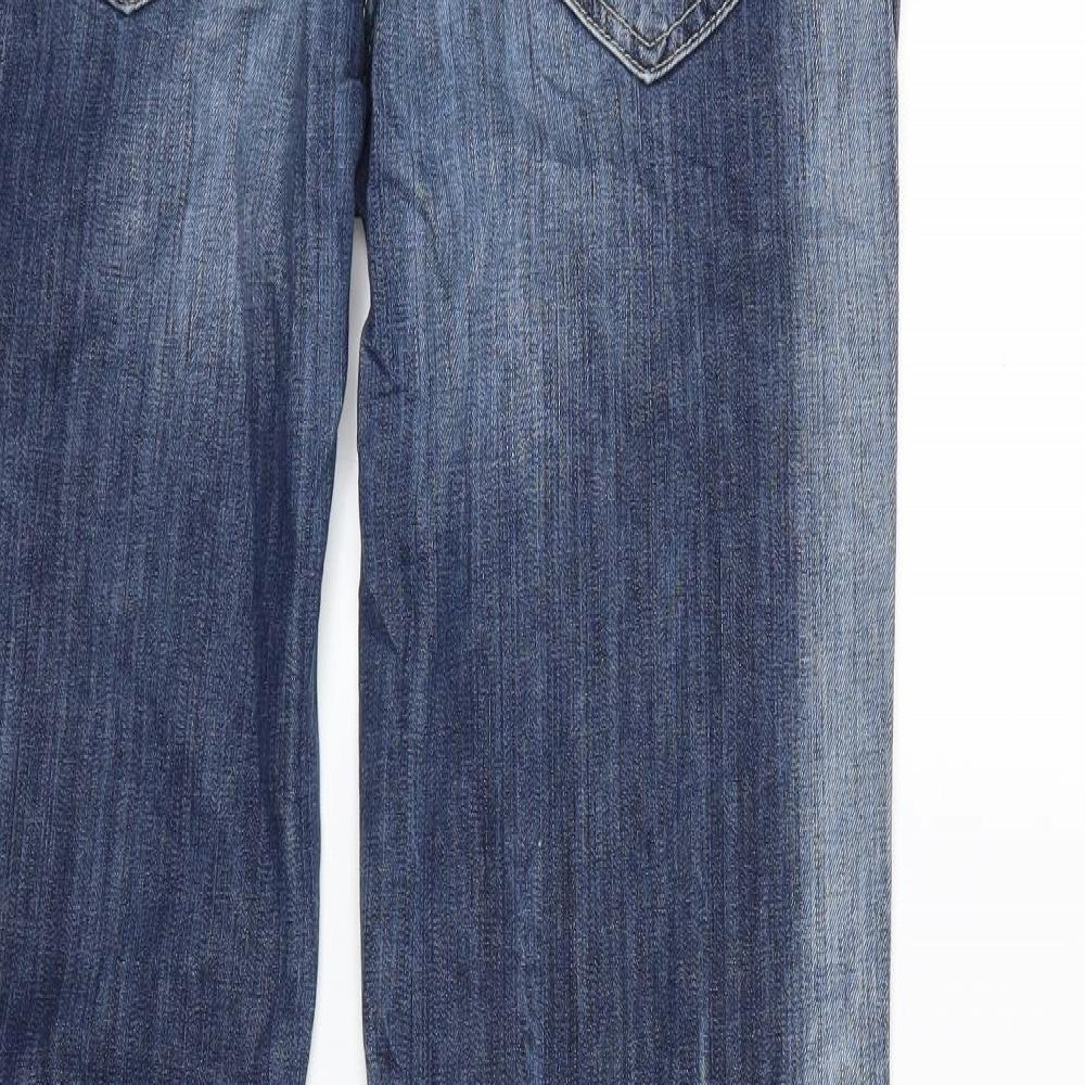 Street One Womens Blue Denim Straight Jeans Size 32 in L31 in