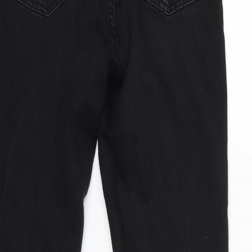 Boohoo Womens Black Denim Skinny Jeans Size 10 L27 in