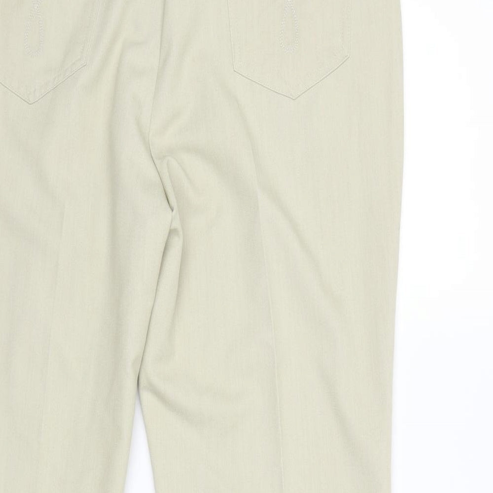 Marks and Spencer Womens Beige Trousers Size 18 L29 in