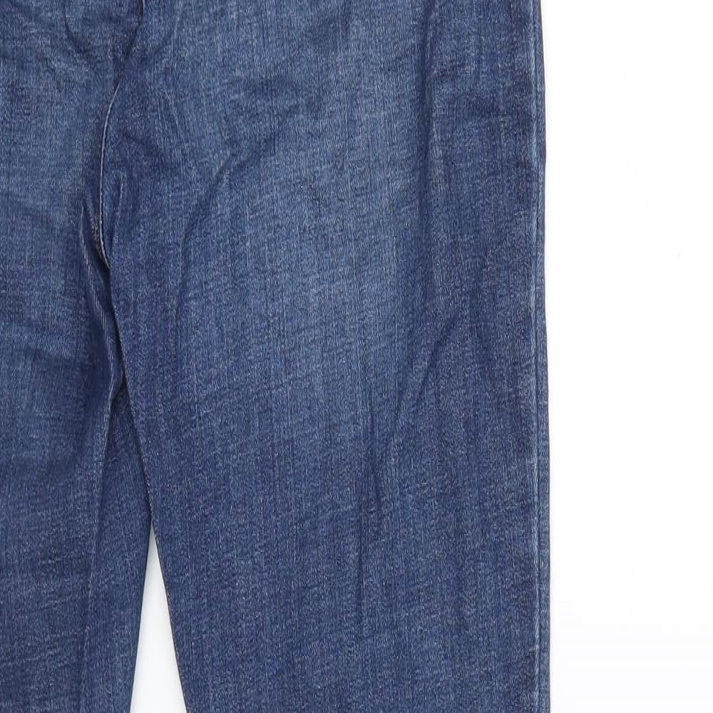 Topshop Womens Blue Denim Skinny Jeans Size 28 in L32 in