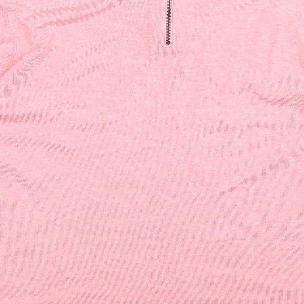 Papaya Womens Pink Knit Pullover Jumper Size 10