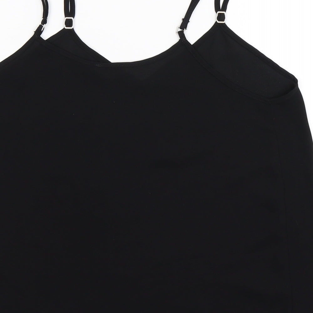 River Island Womens Black Basic Tank Size 10
