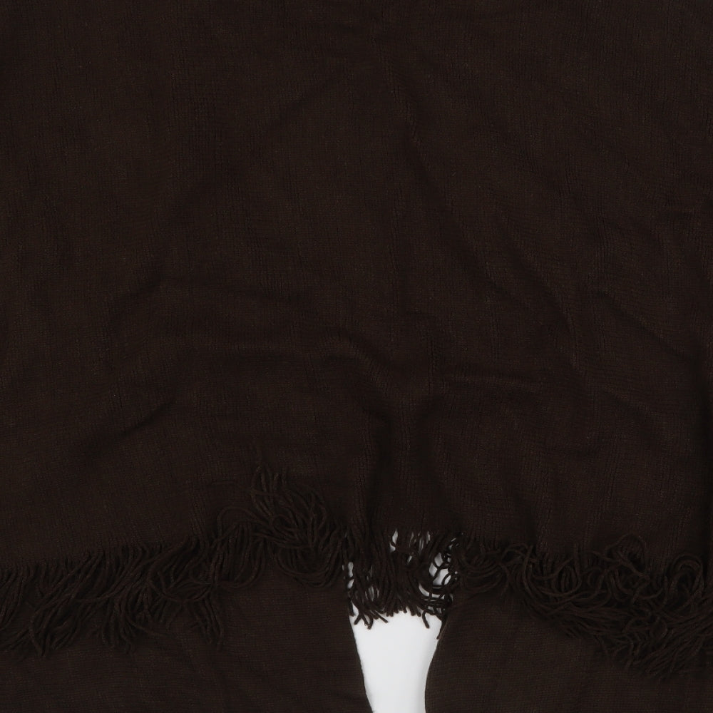 Preworn Womens Brown Cape Jumper One Size
