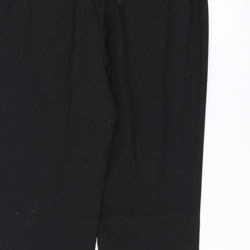 Marks and Spencer Womens Black Trousers Size 14 L30 in