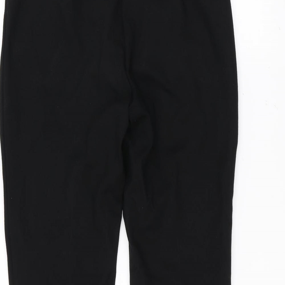 Marks and Spencer Womens Black Trousers Size 14 L25 in