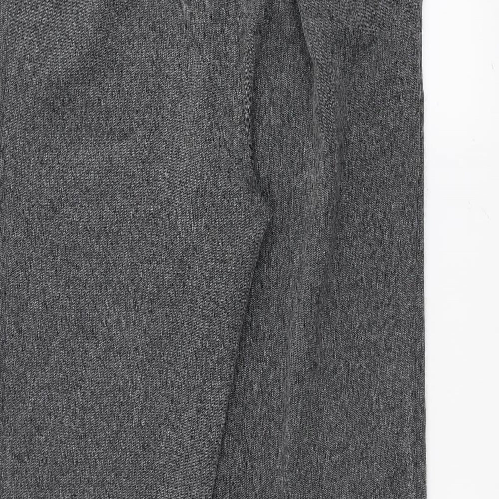 Marks and Spencer Womens Grey Trousers Size 12 L27 in