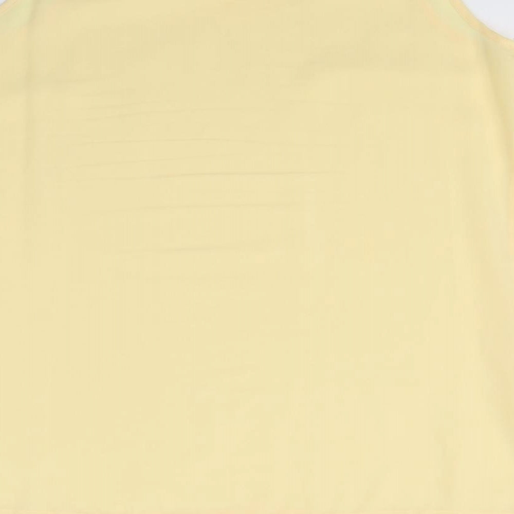 mackays Womens Yellow Basic Blouse Size 12