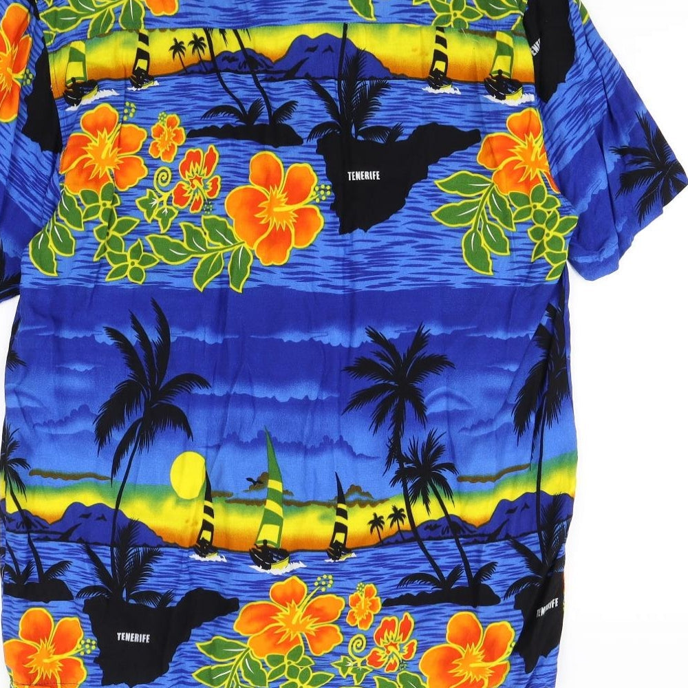 Gotcha Mens Blue Button-Up Size S - tenerife