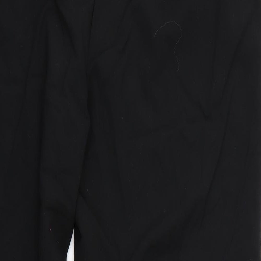 M&S Womens Black Trousers Size 10 L27 in