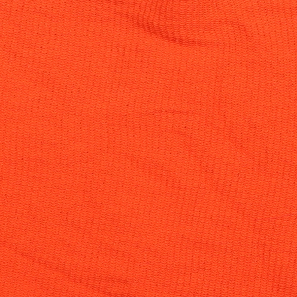 H&M Womens Orange Cropped T-Shirt Size M