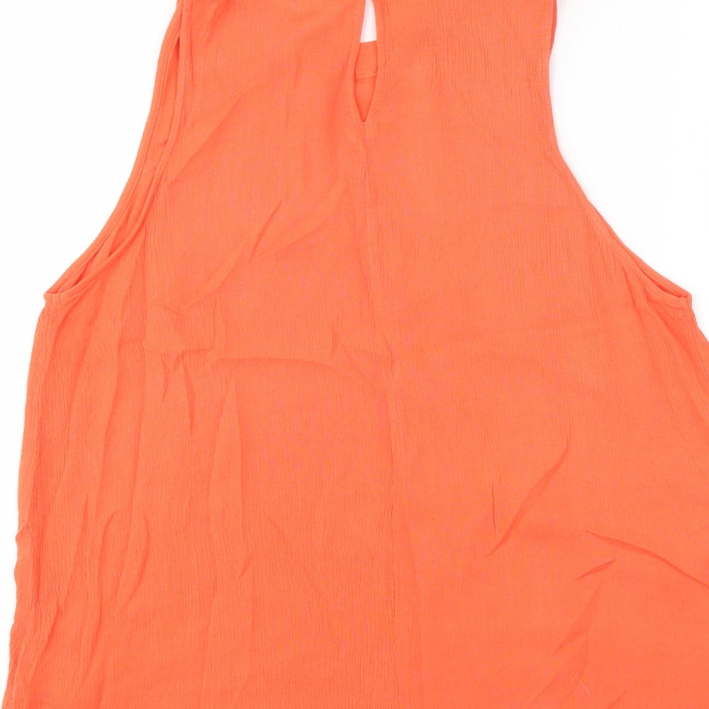 elodie Womens Orange Basic Tank Size M