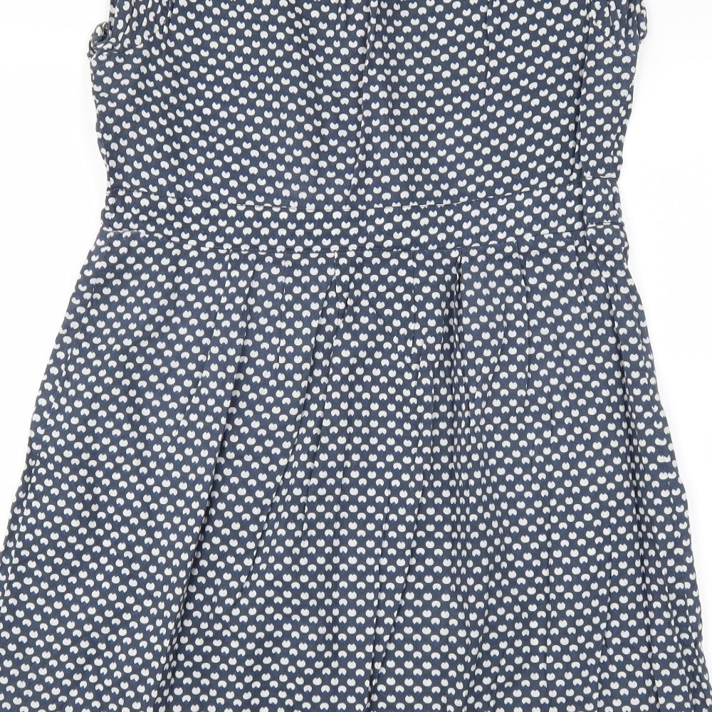 George Womens Blue Polka Dot Shift Size 8