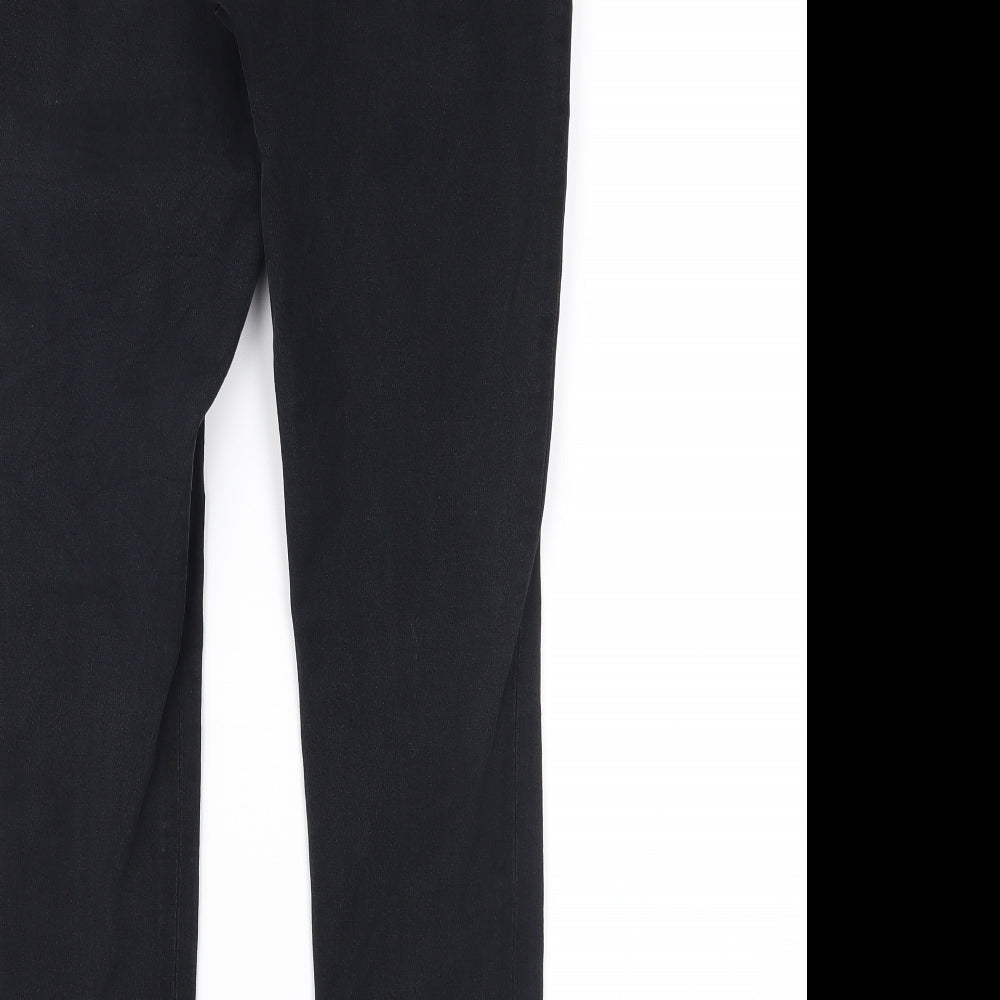 French Connection Womens Black Denim Skinny Jeans Size 8 L26 in