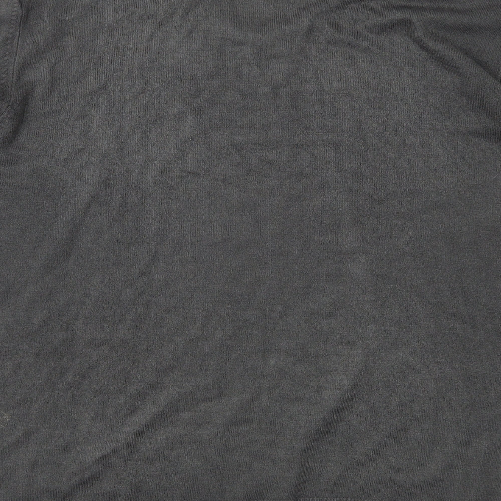 Marks and Spencer Mens Grey Knit Pullover Jumper Size L