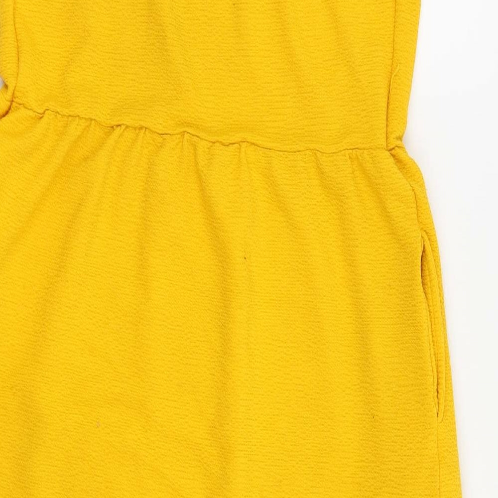 NEXT Womens Yellow Fit & Flare Size 10