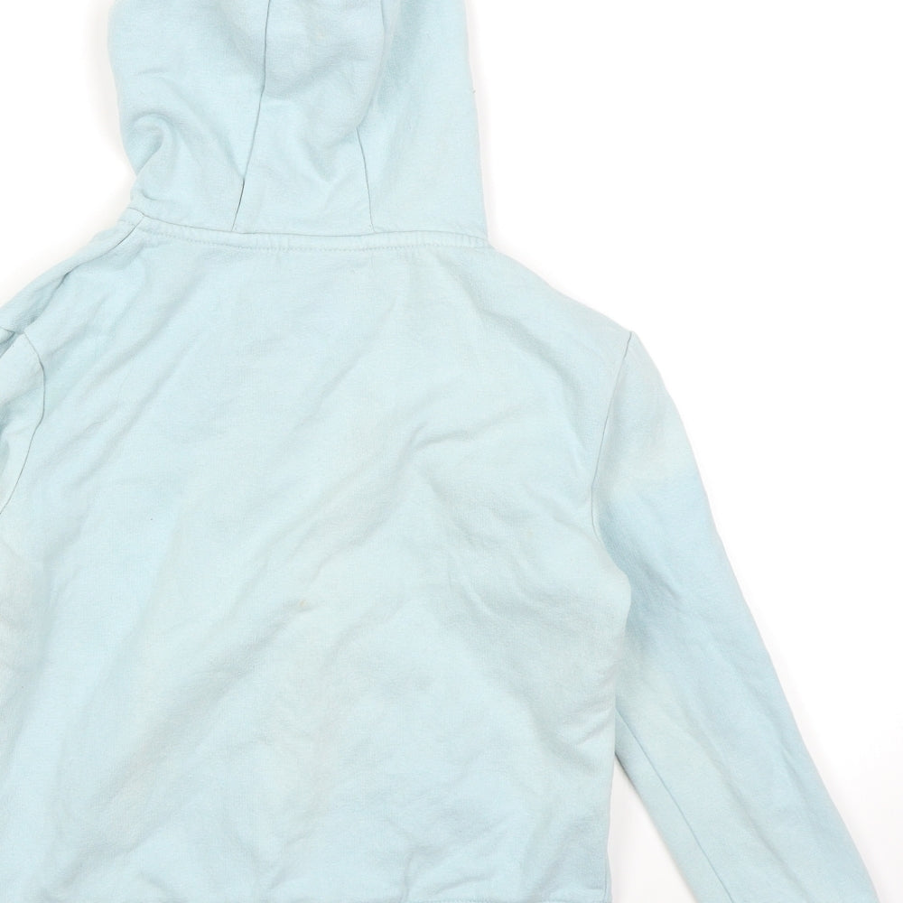 Matalan Girls Blue Full Zip Hoodie Size 9 Years