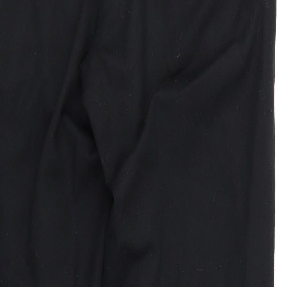 Burton Mens Black Trousers Size 36 in L32 in