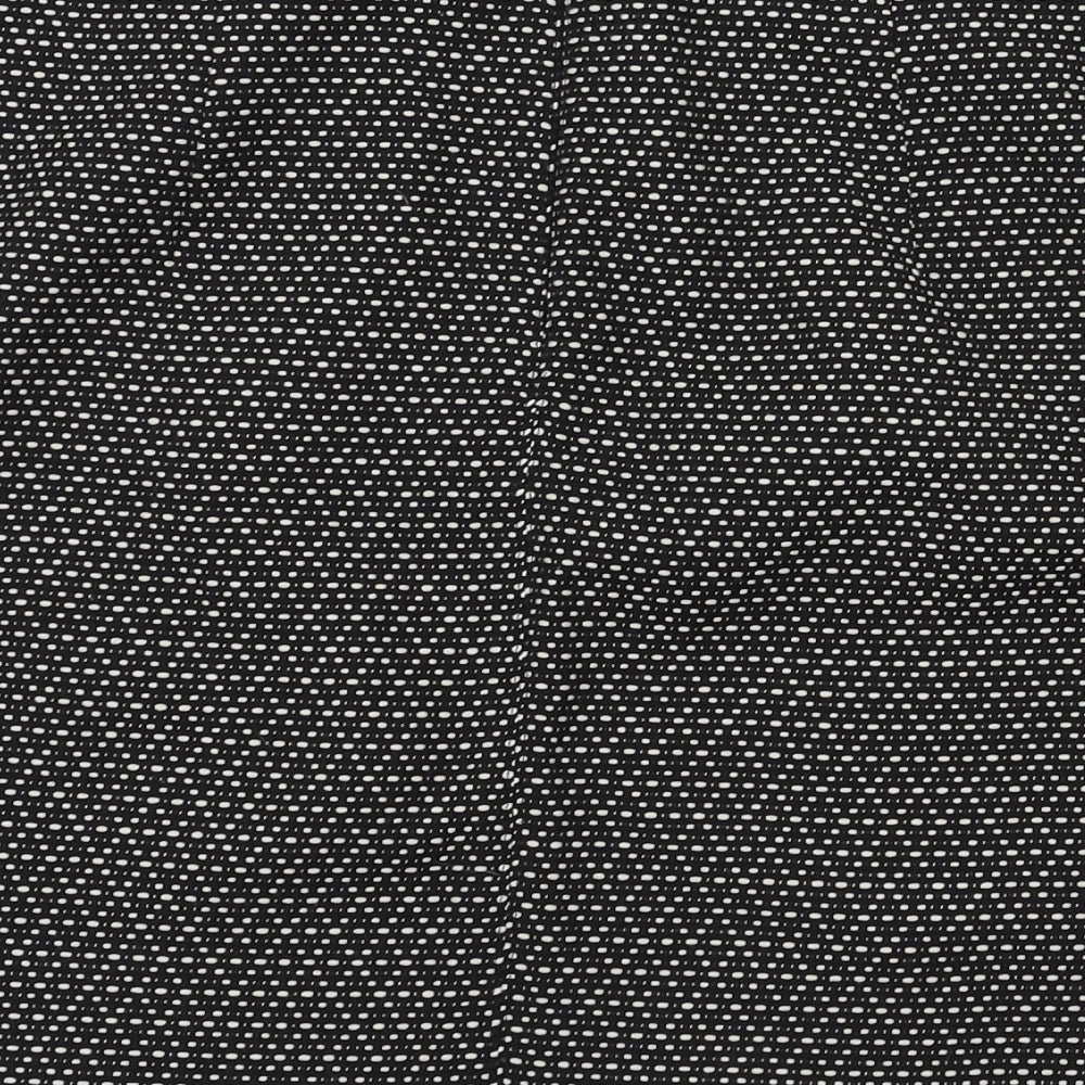 Papaya Womens Black A-Line Skirt Size 12