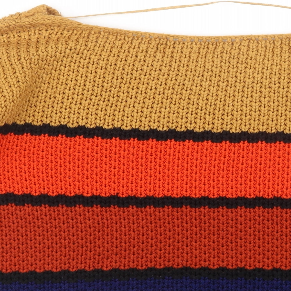 Atmosphere Womens Orange Knit Pullover Jumper Size 10