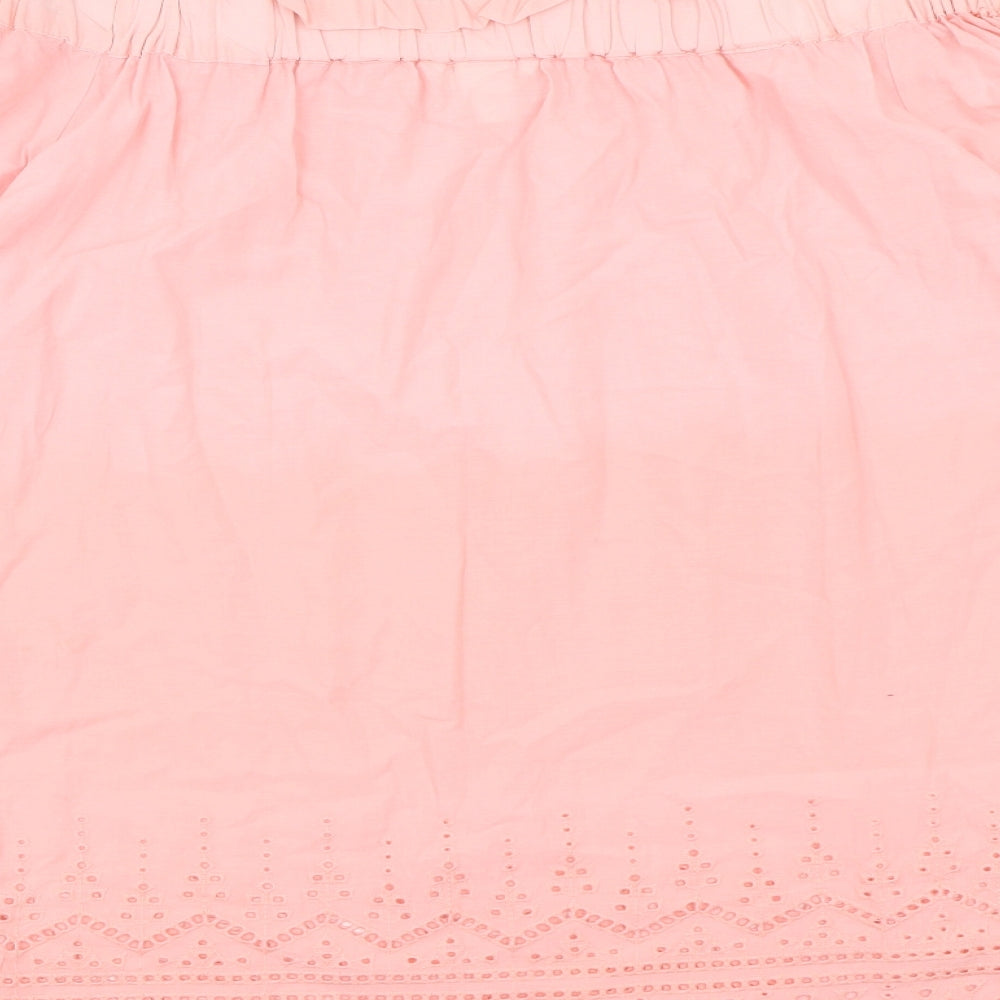 H&M Womens Pink Basic Blouse Size 16