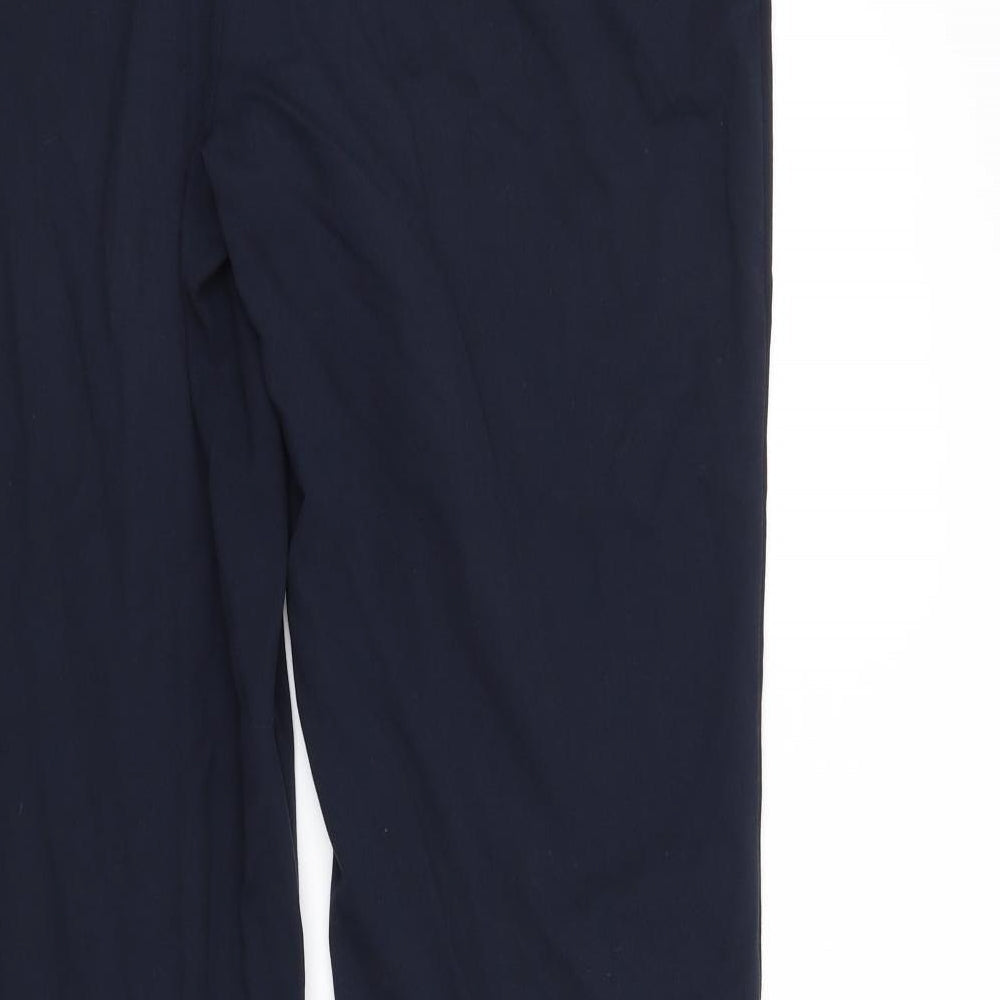 Marks and Spencer Womens Blue Trousers Size 18 L33 in