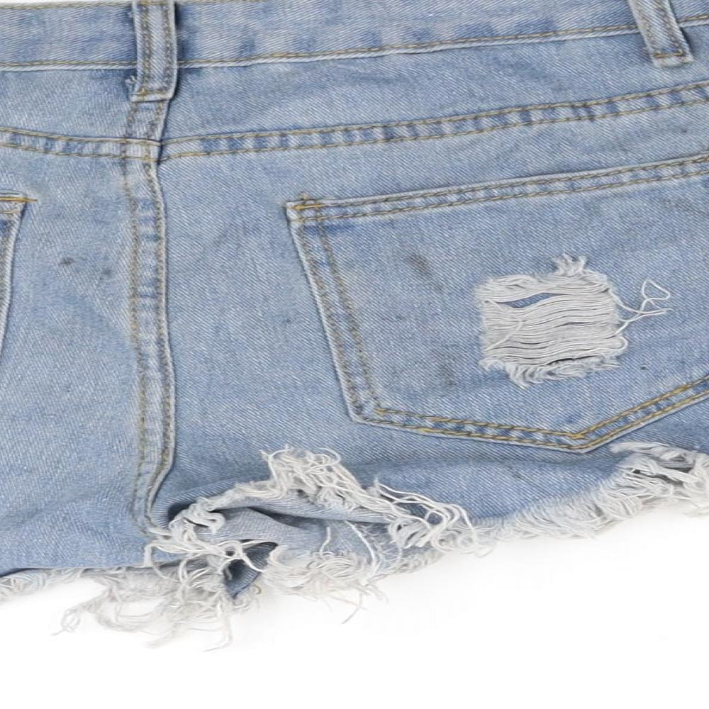 Preworn Womens Blue Cut-Off Shorts Size L