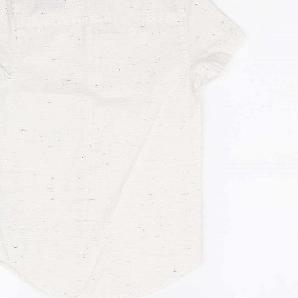 NEXT Boys White Basic Button-Up Size 7 Years