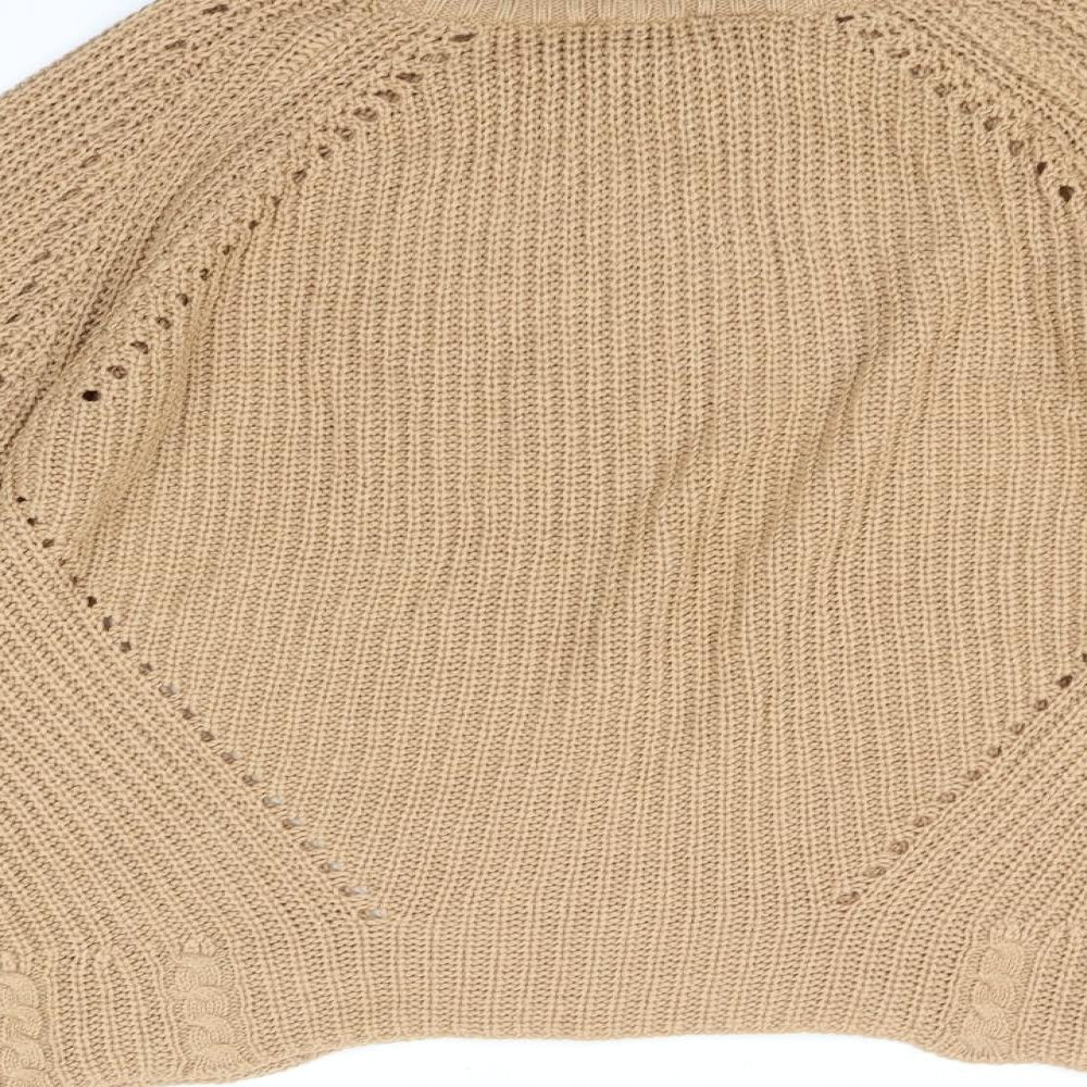 Dorothy Perkins Womens Beige Pullover Jumper Size 10