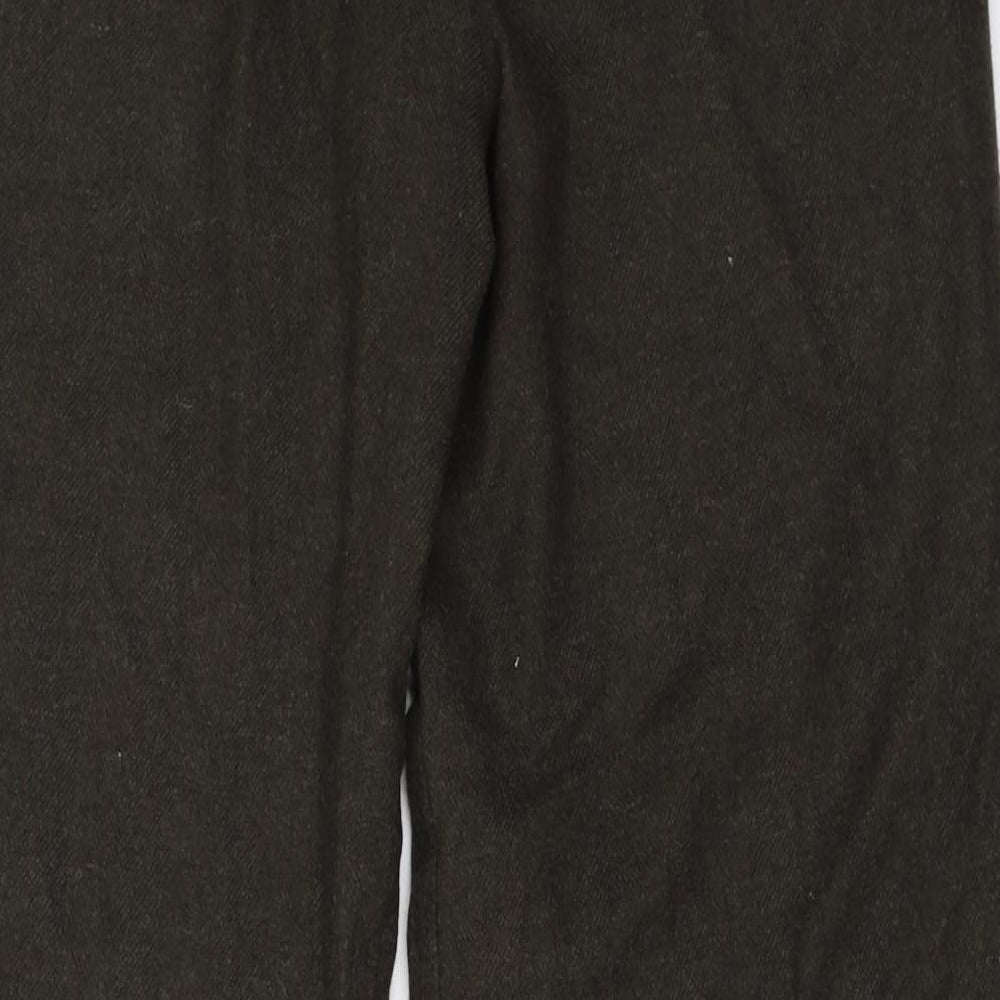 Marks and Spencer Womens Brown Trousers Size 12 L26 in