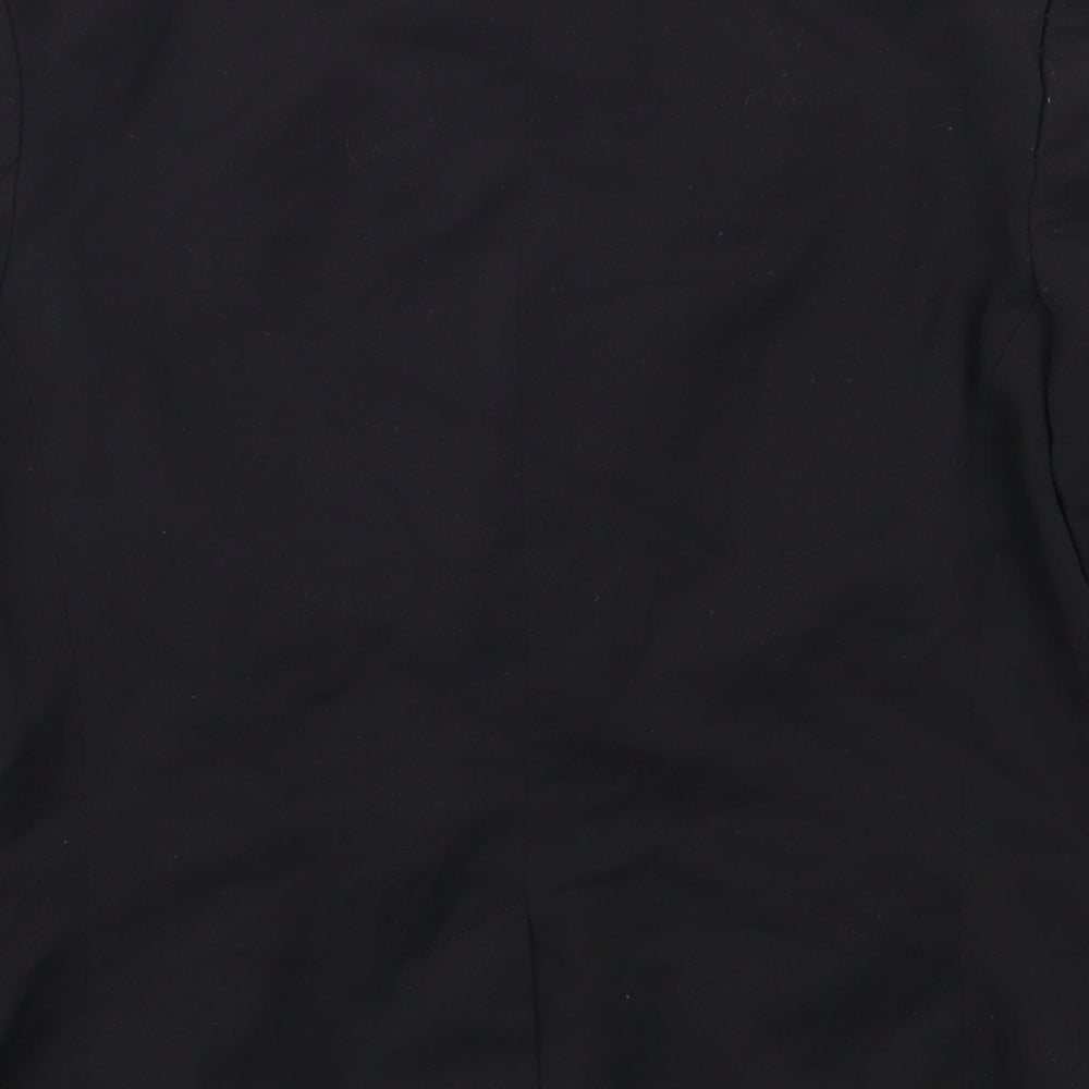 H&M Womens Black Jacket Suit Jacket Size 12