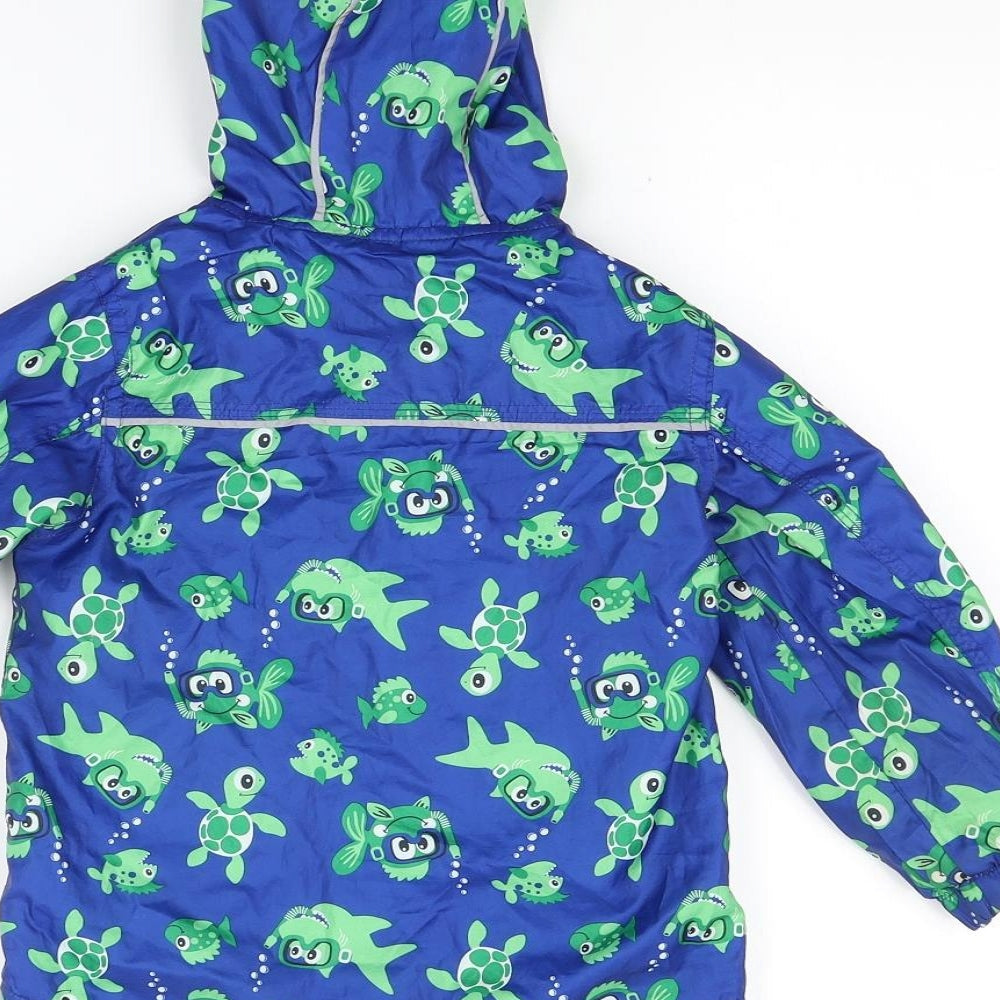 George Boys Blue Jacket Coatigan Size 2 Years