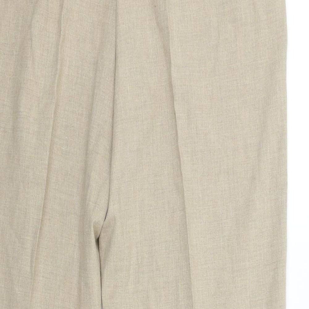 Blanchelle Womens Beige Trousers Size 14 L27 in