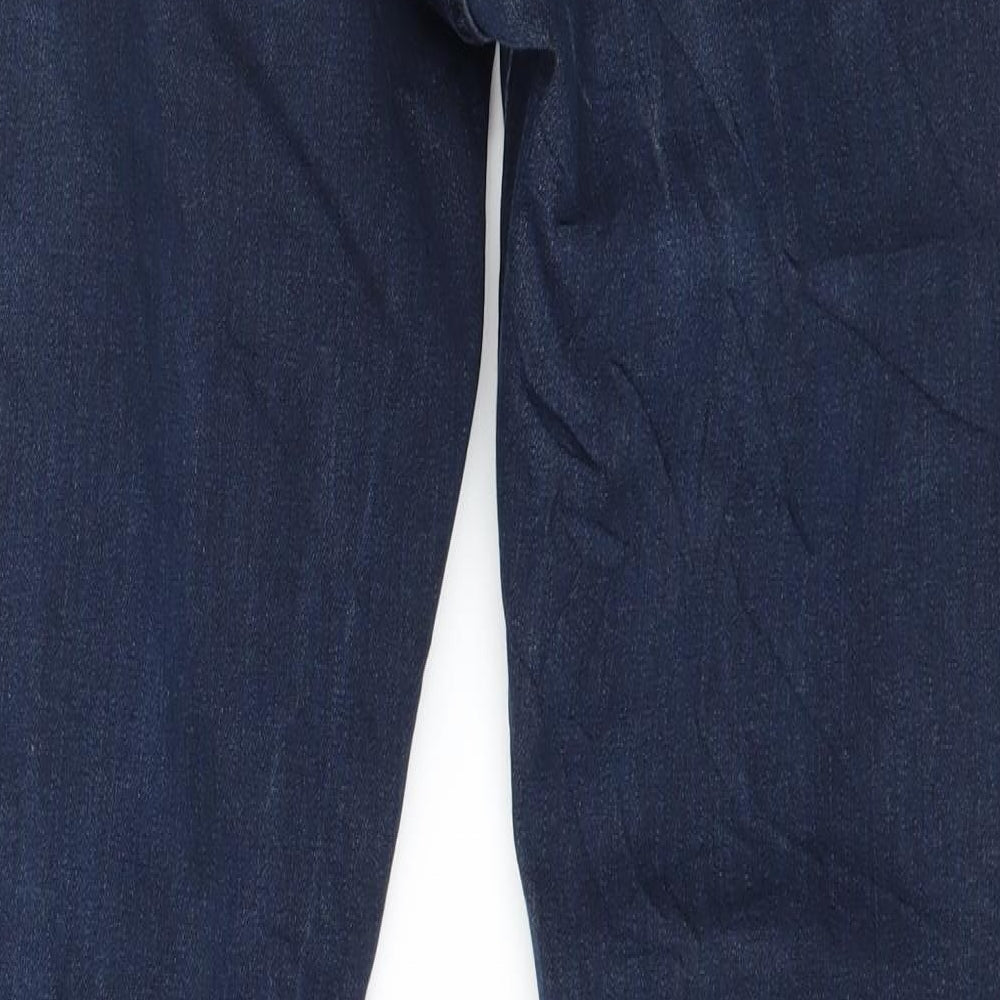 Denim & Co. Womens Blue Denim Skinny Jeans Size 8 L29 in