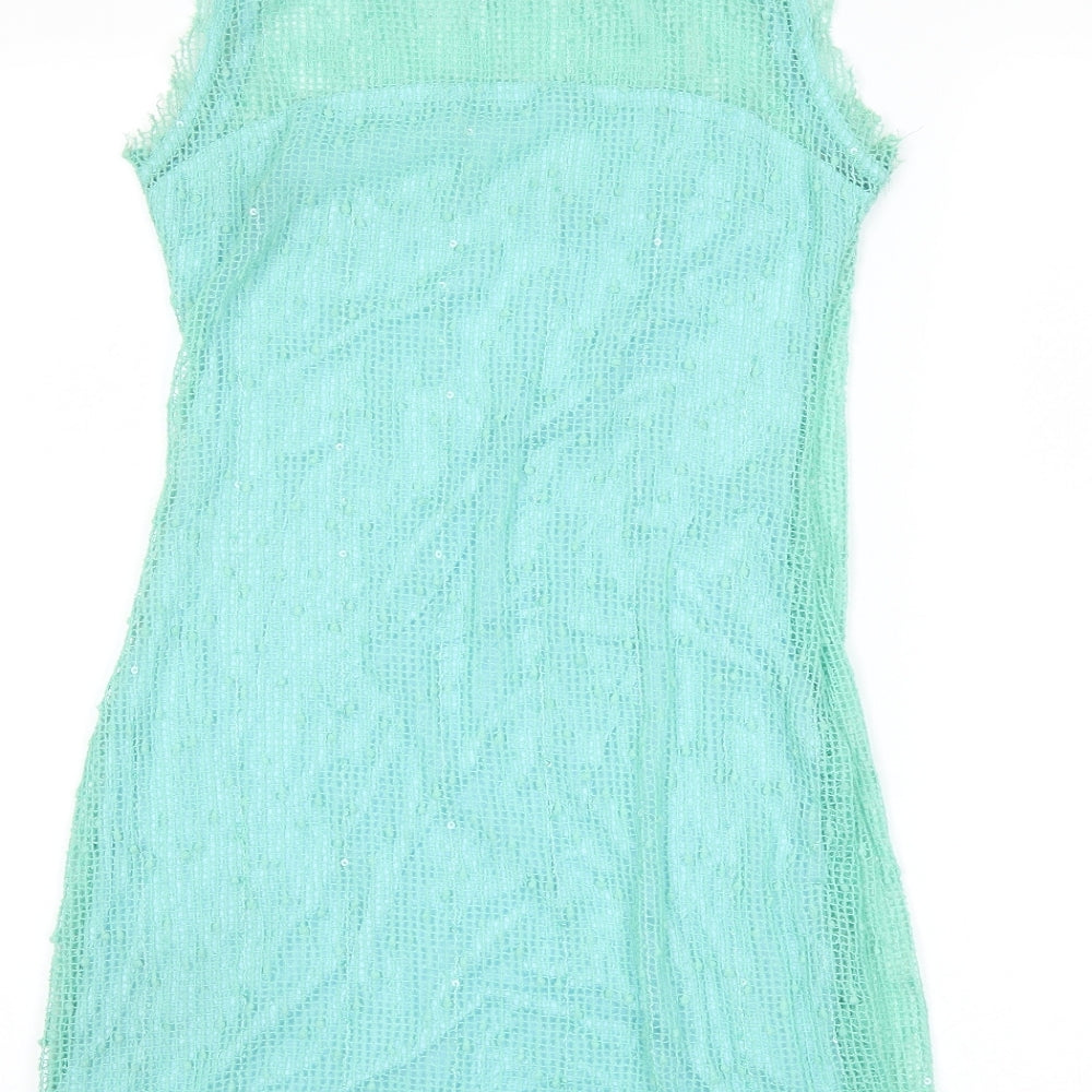 Preworn Womens Green Shift Size S