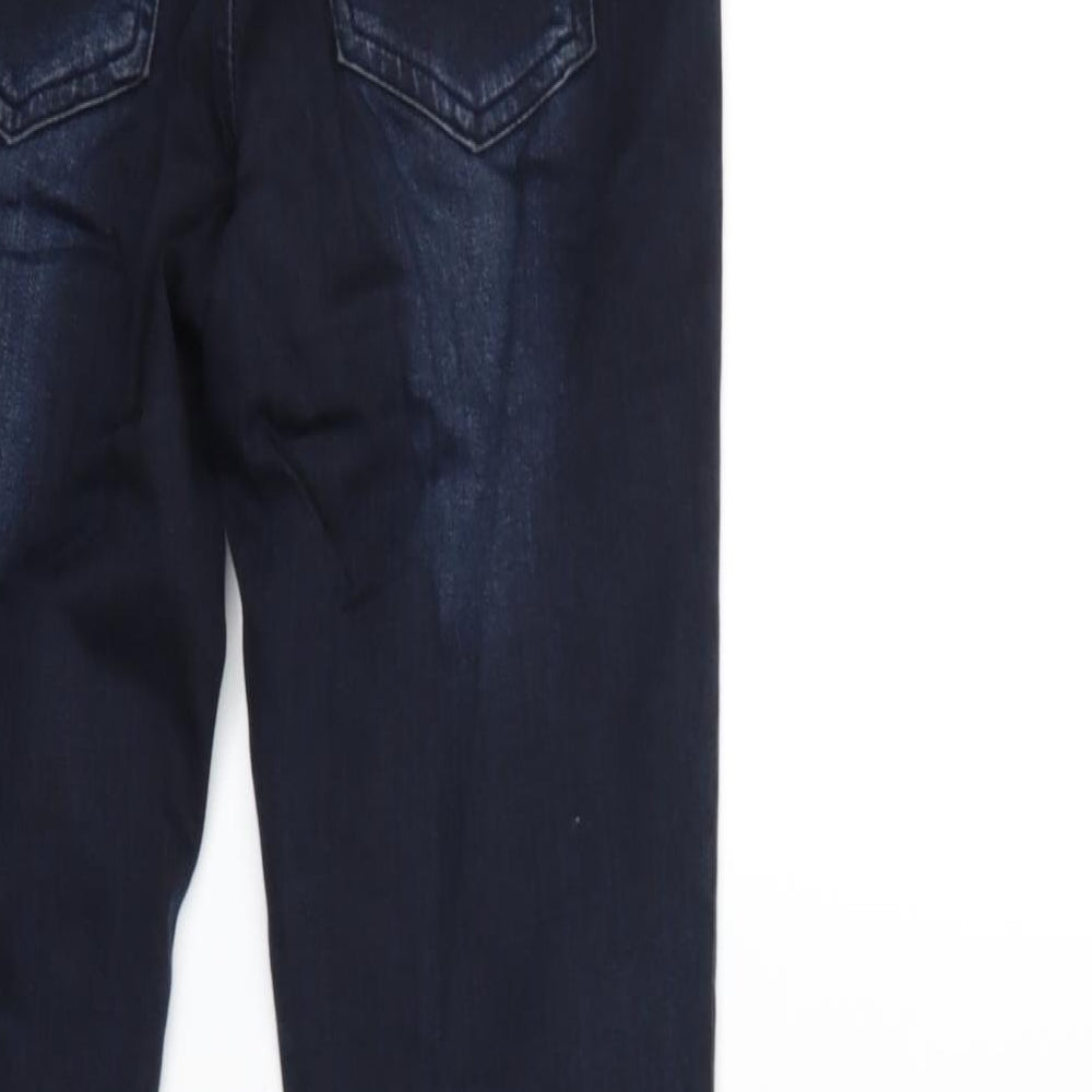 F&F Womens Blue Denim Skinny Jeans Size 8 L27 in