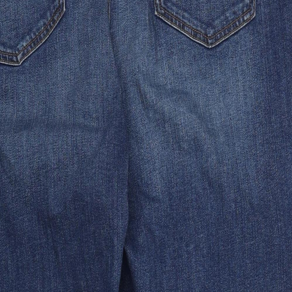 Preworn Womens Blue Straight Jeans Size 44 in L25 in