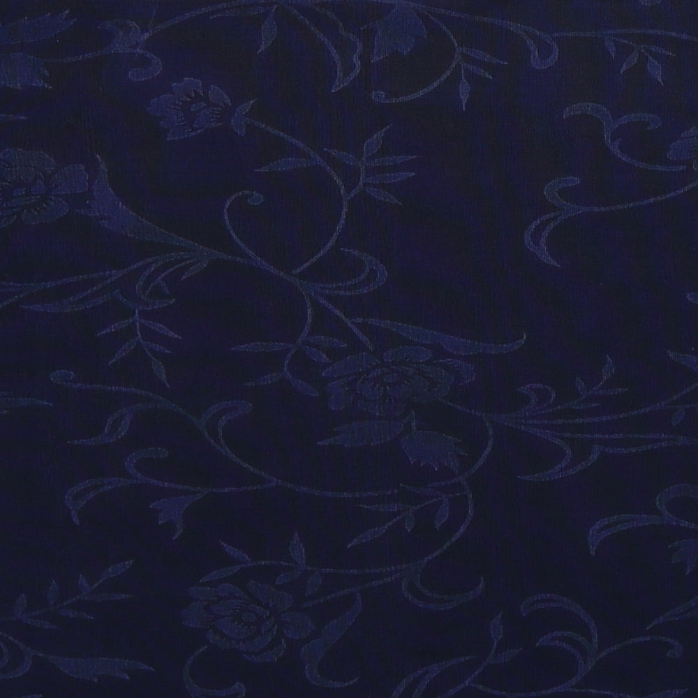Preworn Womens Blue Floral Basic T-Shirt Size 10