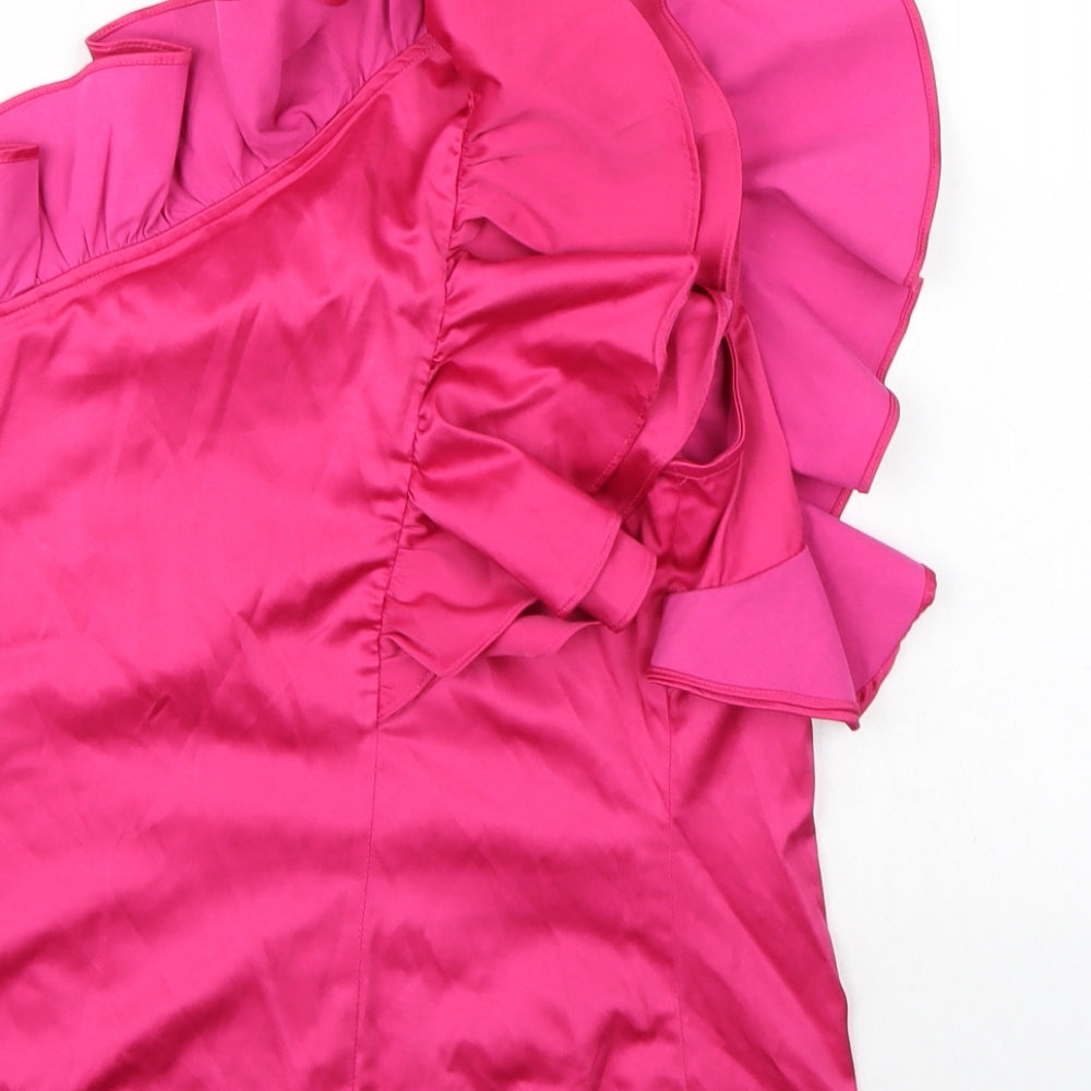 Limited Editions Womens Purple Basic Blouse Size 12