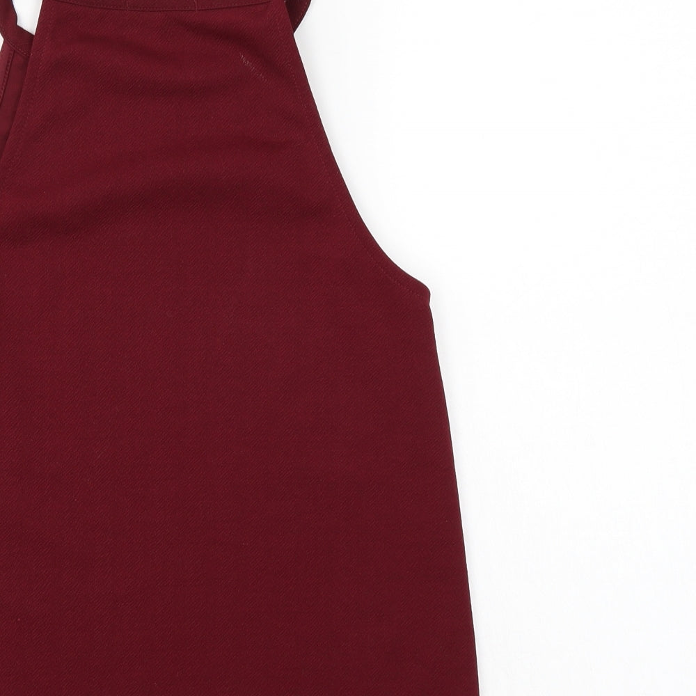 New Look Womens Red Basic Tank Size 8