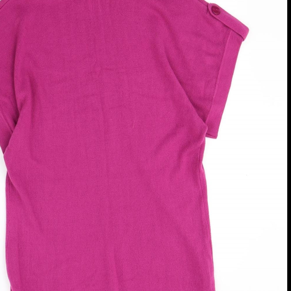 Sarah Hamilton Womens Purple Pullover Jumper Size L