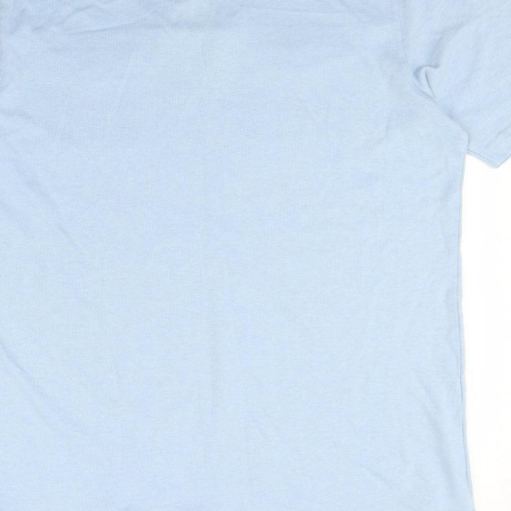 Carabou Mens Blue Polo Size L