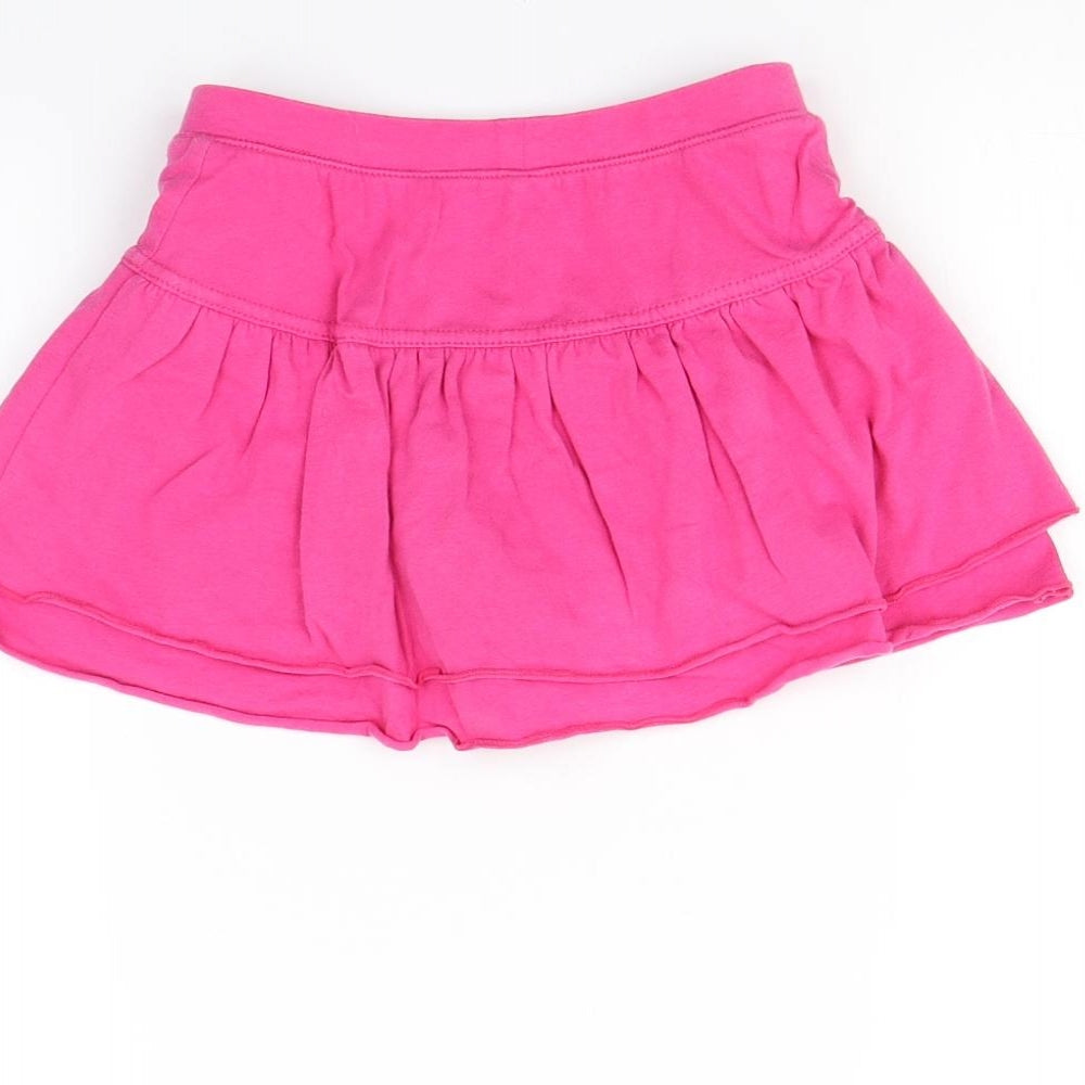 Preworn Girls Pink Mini Skirt Size 6 Years