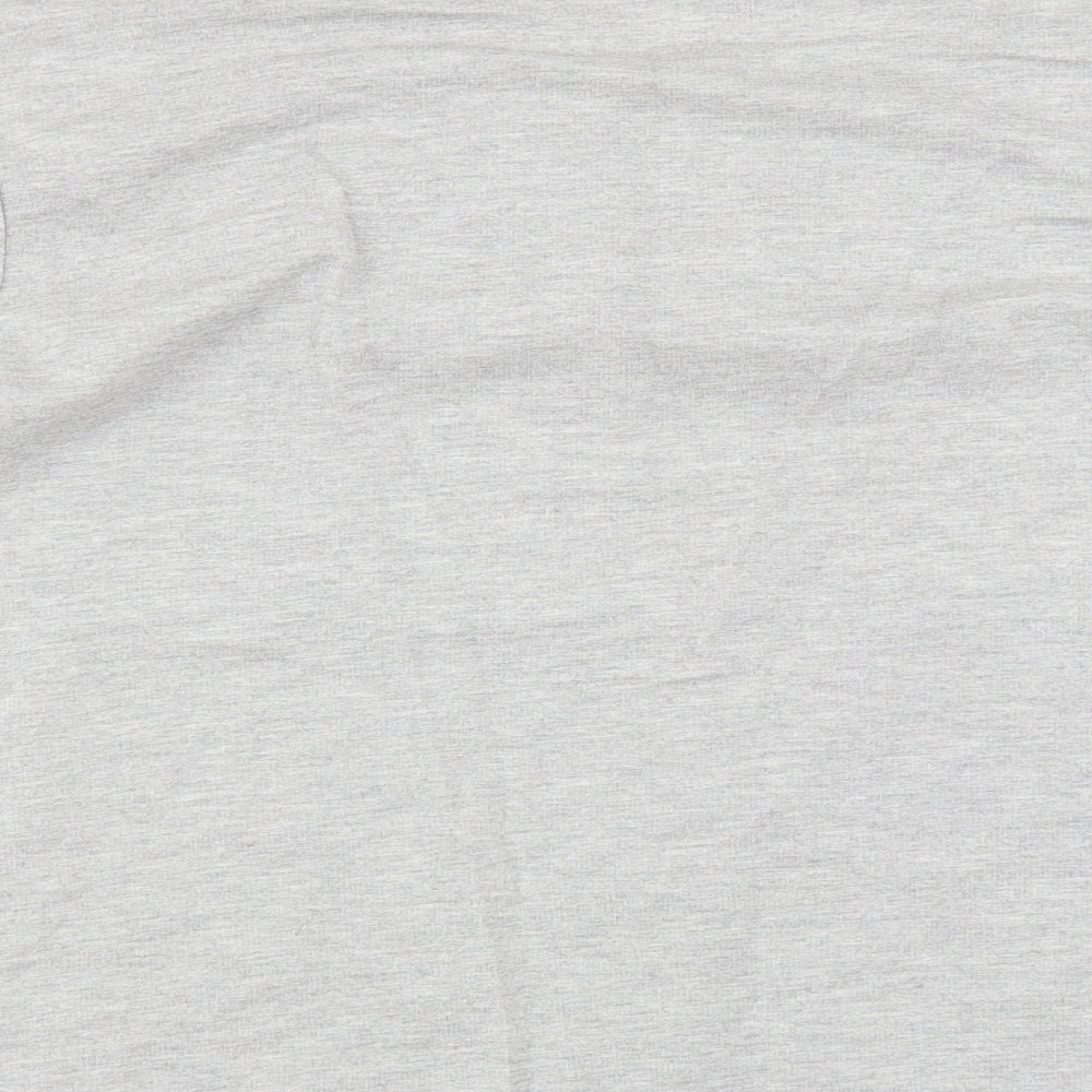 Preworn Womens Grey Pullover Sweatshirt Size 12 - beaded neckline